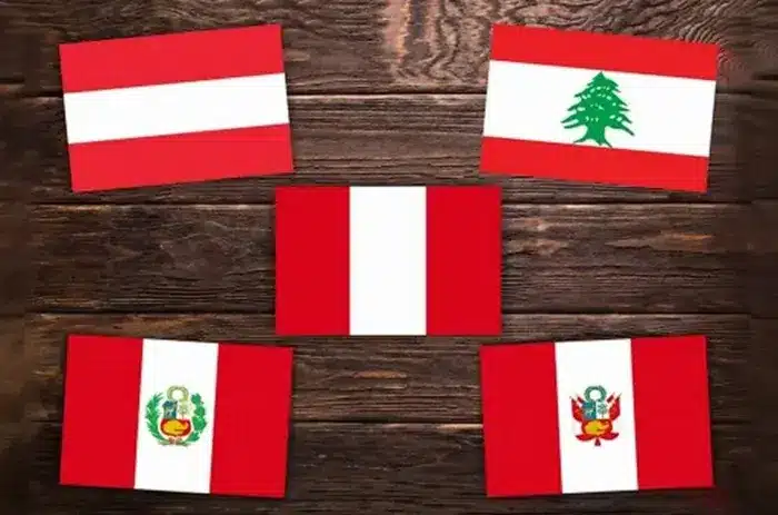 Poems About Red-White-red flags